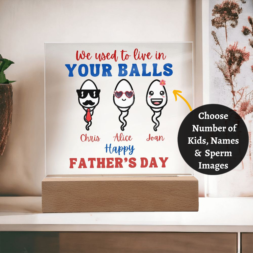 [Almost Sold Out] Personalized Sperm Father's Day Gift