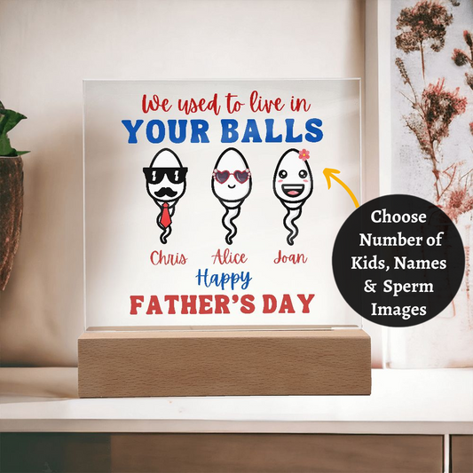 [Almost Sold Out] Personalized Sperm Father's Day Gift