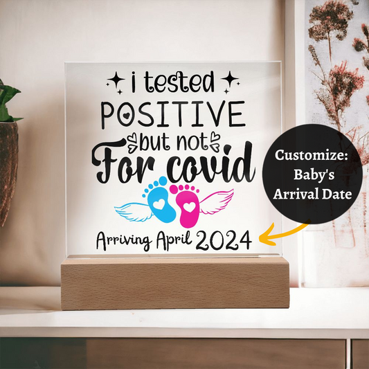 [Almost Sold Out] Personalized Pregnancy Announcement Acrylic Plaque