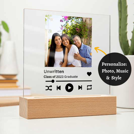 [Almost Sold Out] Personalized Class of 2023 Music Acrylic Plaque