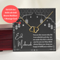 [Almost Sold Out] Eid Mubarak Gift - Double Hearts Necklace