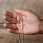 Personalized Baseball Fan Gift for Grandson Believe in Yourself - Cuban Chain Necklace with Cross