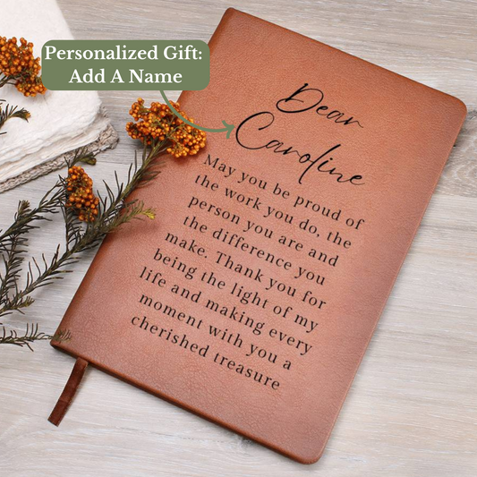 [Almost Sold Out] Personalized Graphic Leather Journal