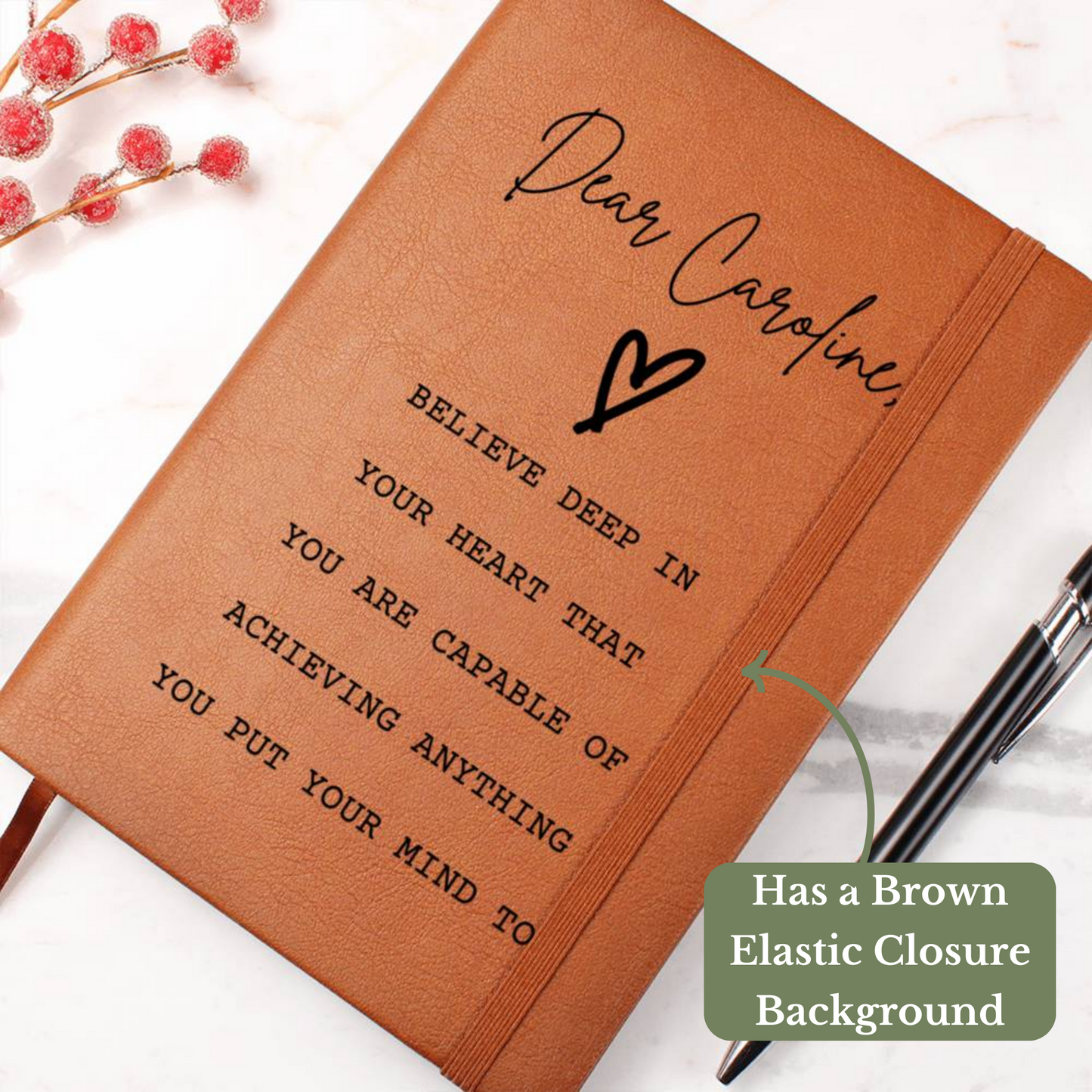 [Almost Sold Out] Personalized Graphic Leather Journal