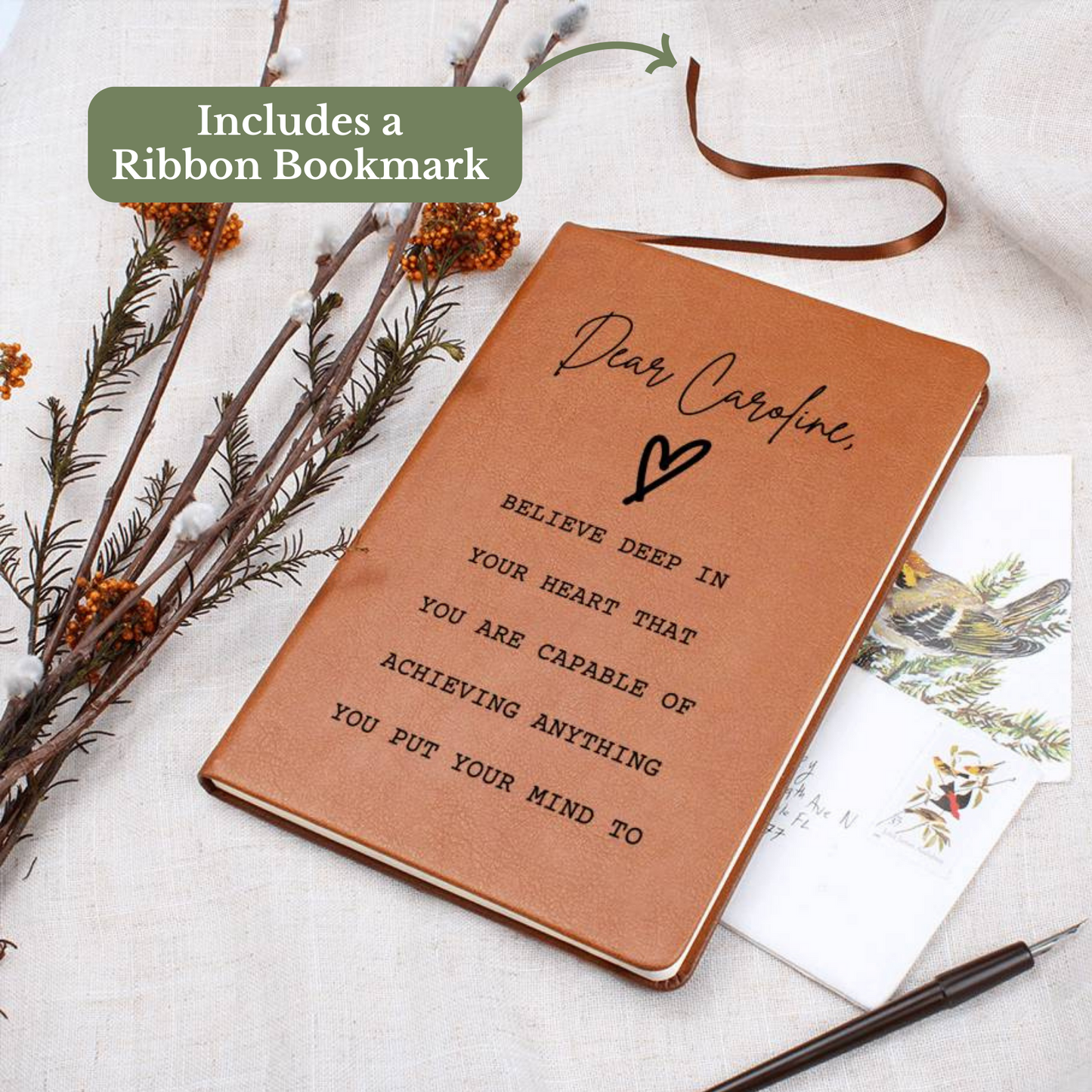 [Almost Sold Out] Personalized Graphic Leather Journal
