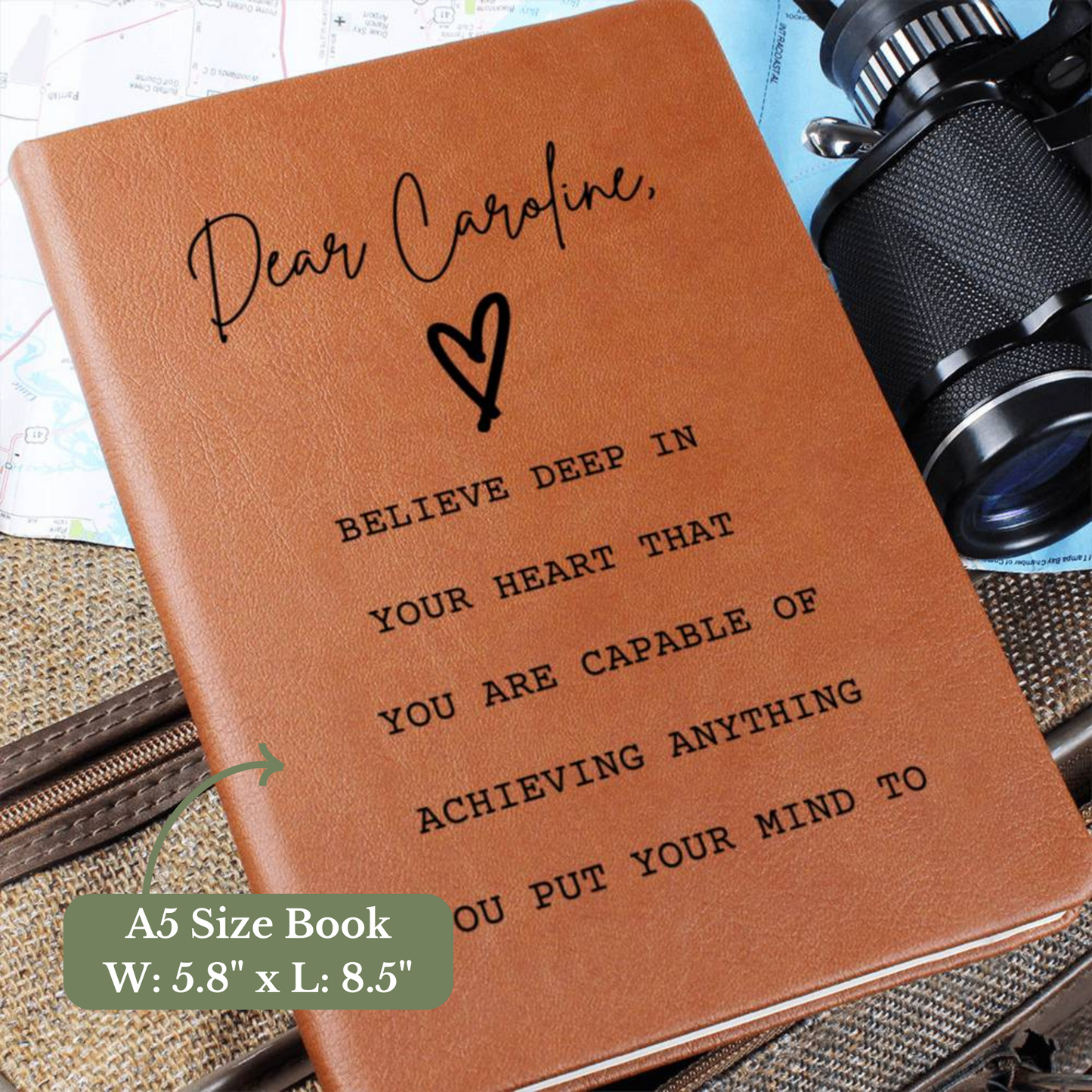 [Almost Sold Out] Personalized Graphic Leather Journal