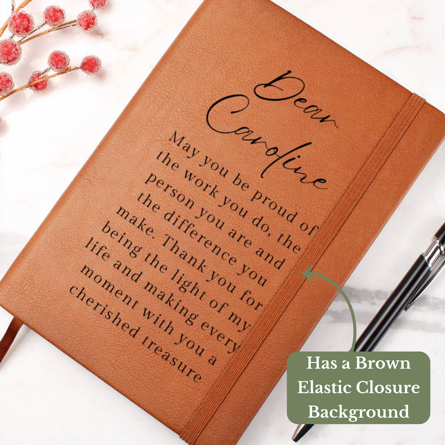 [Almost Sold Out] Personalized Graphic Leather Journal