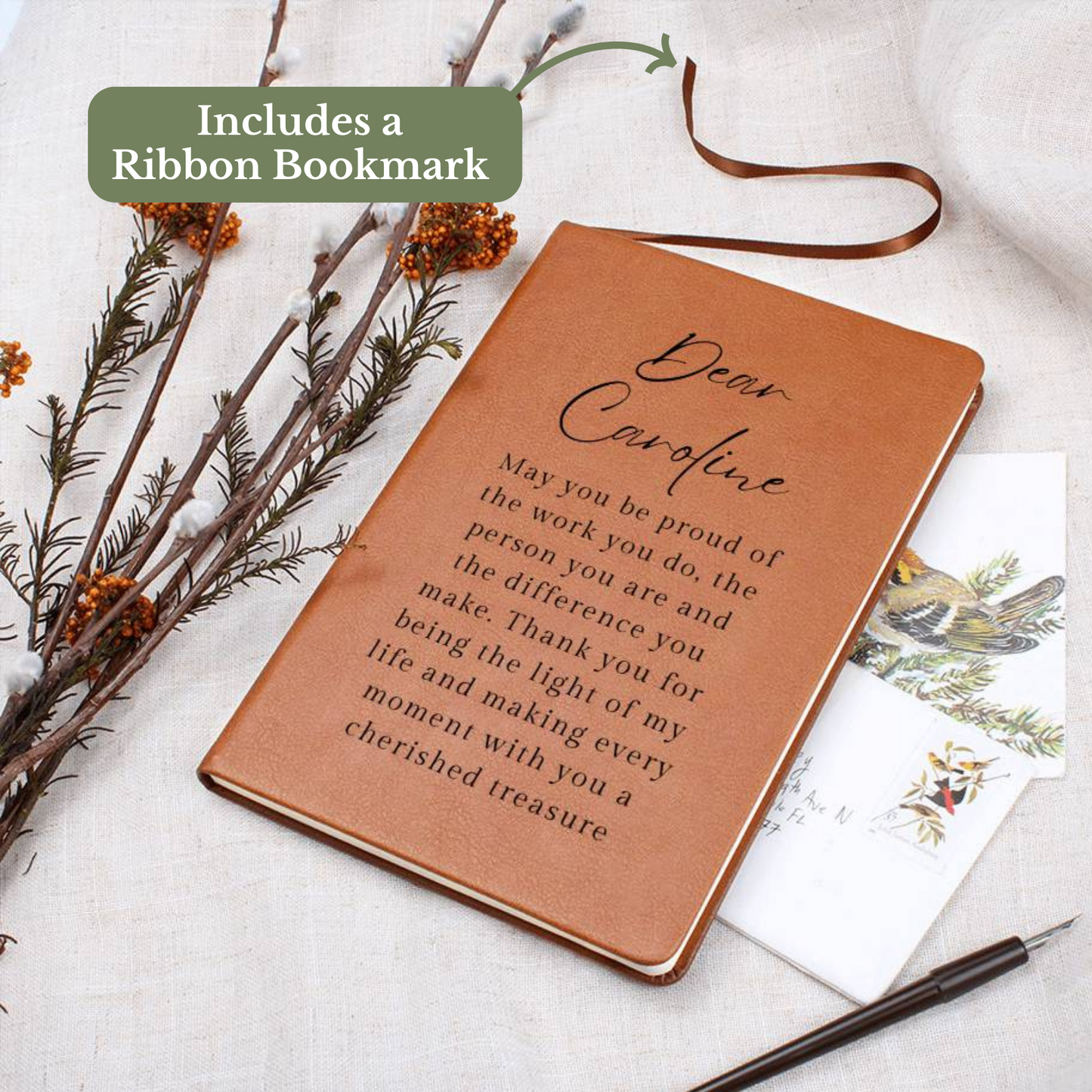[Almost Sold Out] Personalized Graphic Leather Journal