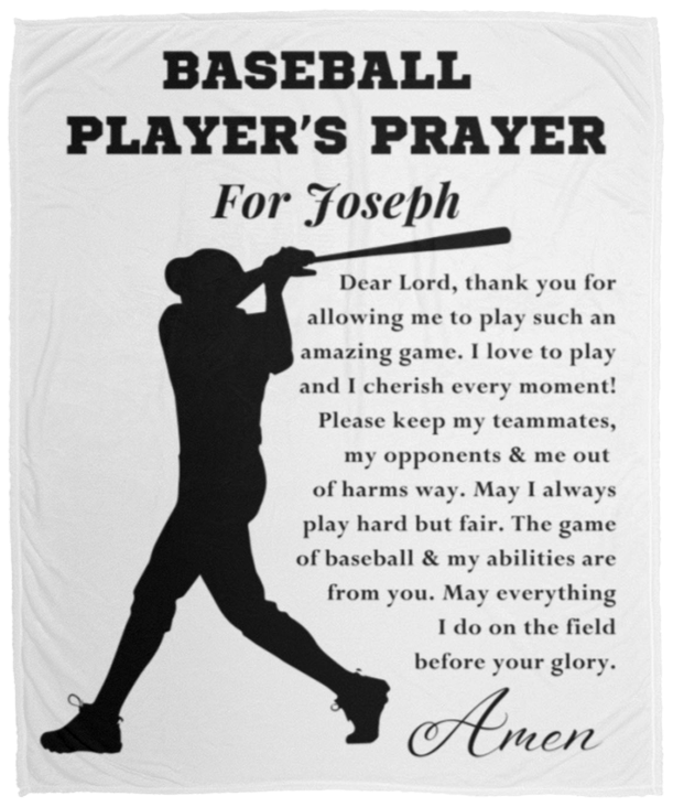 Almost Sold Out - Baseball Prayer Batter Blanket