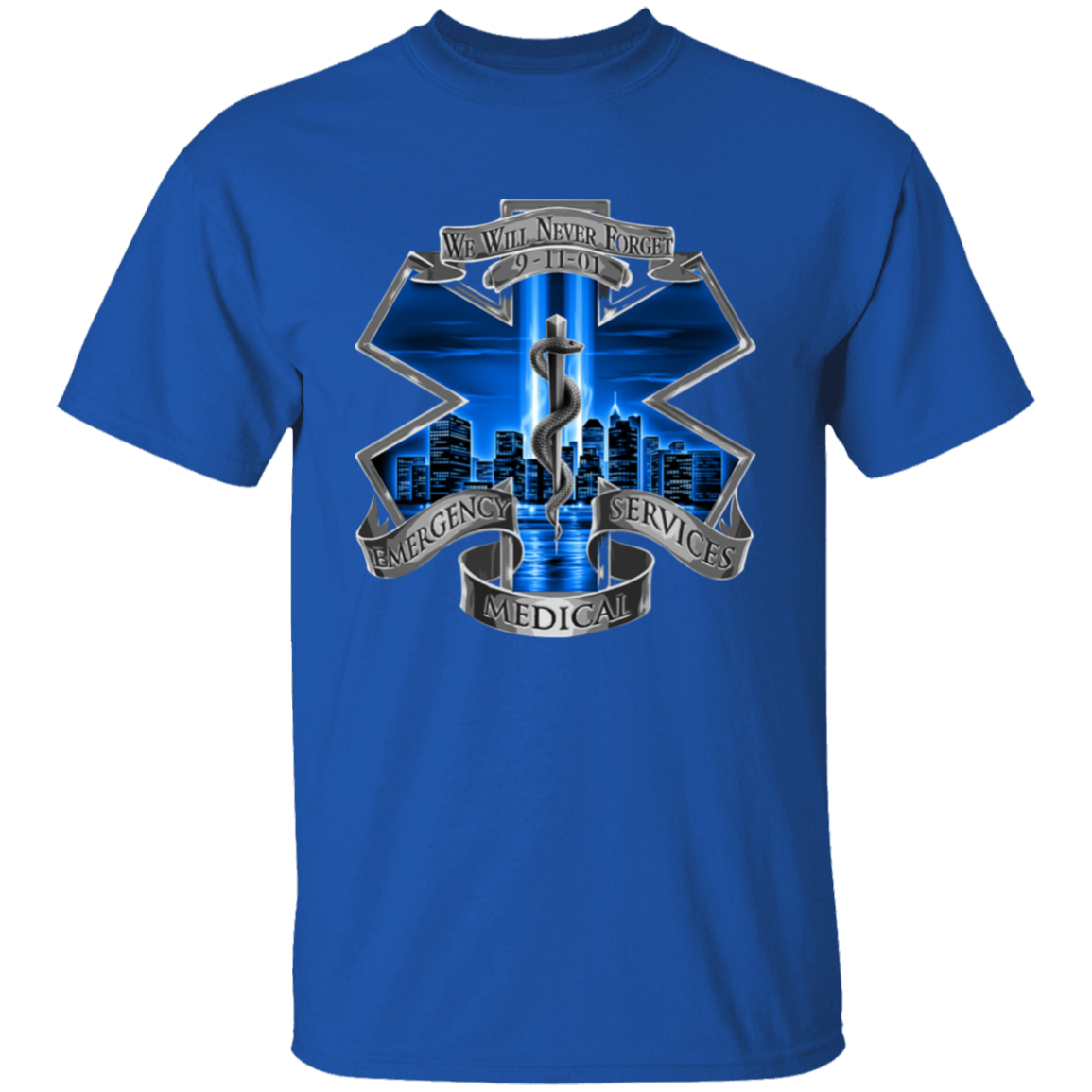 [Almost Sold Out] 9.11 We Will Never Forget Medical Emergency Services T-Shirt