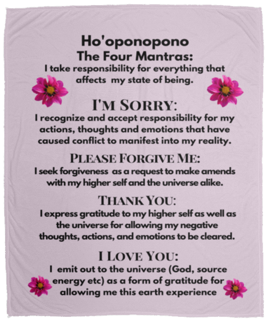 Ho'oponopono  Prayer Blanket