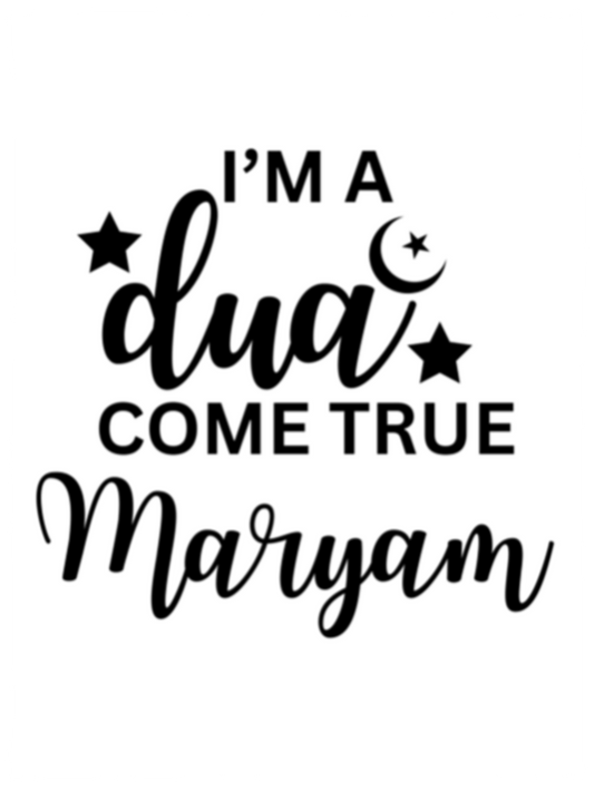 I'M A DUA COME TRUE - VPS Cozy Plush Fleece Blanket - 30x40 - WHITE