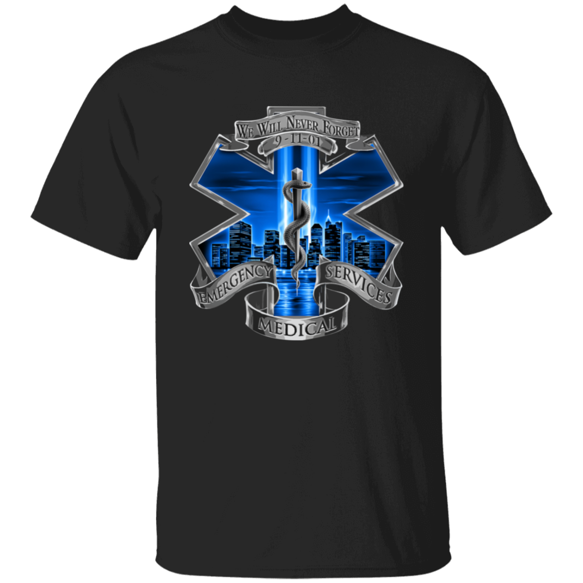[Almost Sold Out] 9.11 We Will Never Forget Medical Emergency Services T-Shirt