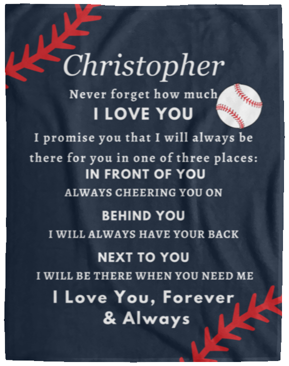 Almost Sold Out - Baseball Love You Blanket