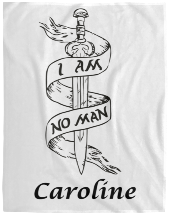 Personalized I Am No Man Blanket