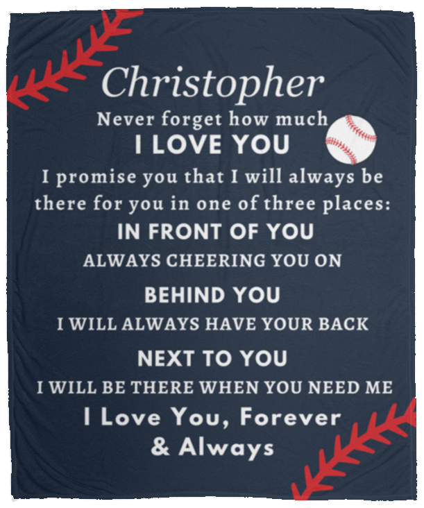 Almost Sold Out - Baseball Love You Blanket