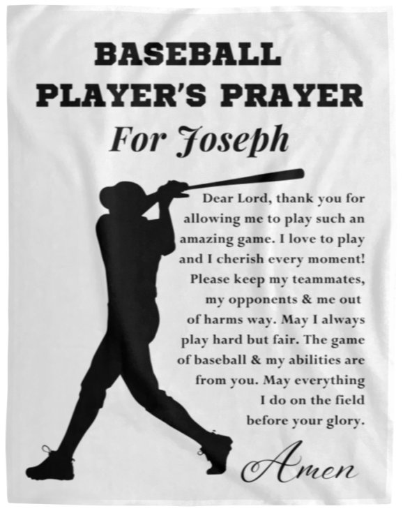 Almost Sold Out - Baseball Prayer Batter Blanket