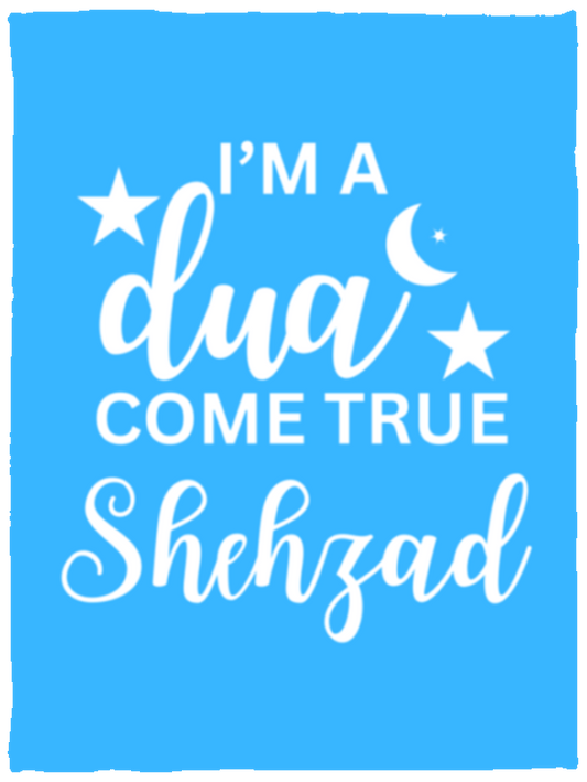 I'M A DUA COME TRUE  - VPS Cozy Plush Fleece Blanket - 30x40 - BLUE