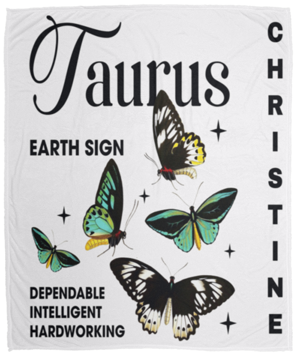 Zodiac Personalized Blanket