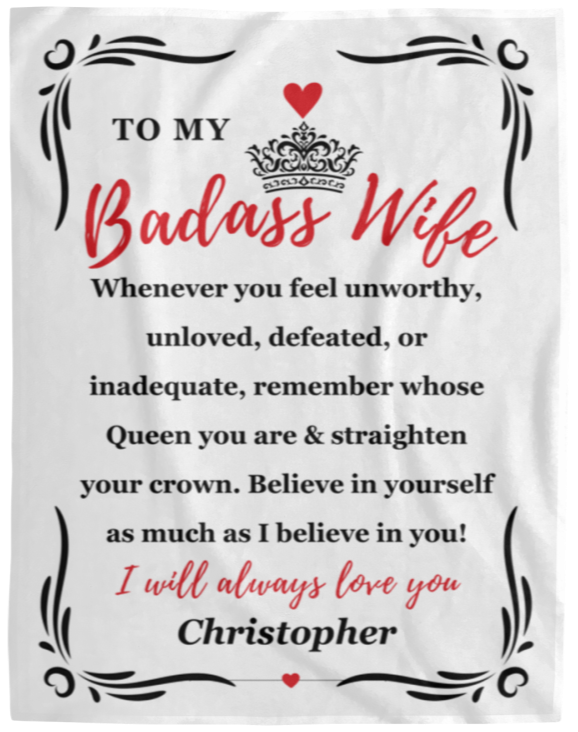 Almost Sold Out - Badass Wife Unworthy Blanket