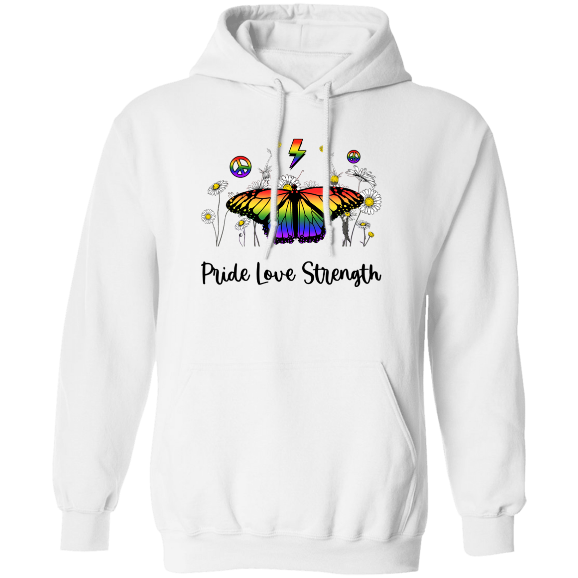 Almost Sold Out - Pride Love Strength Hoodie