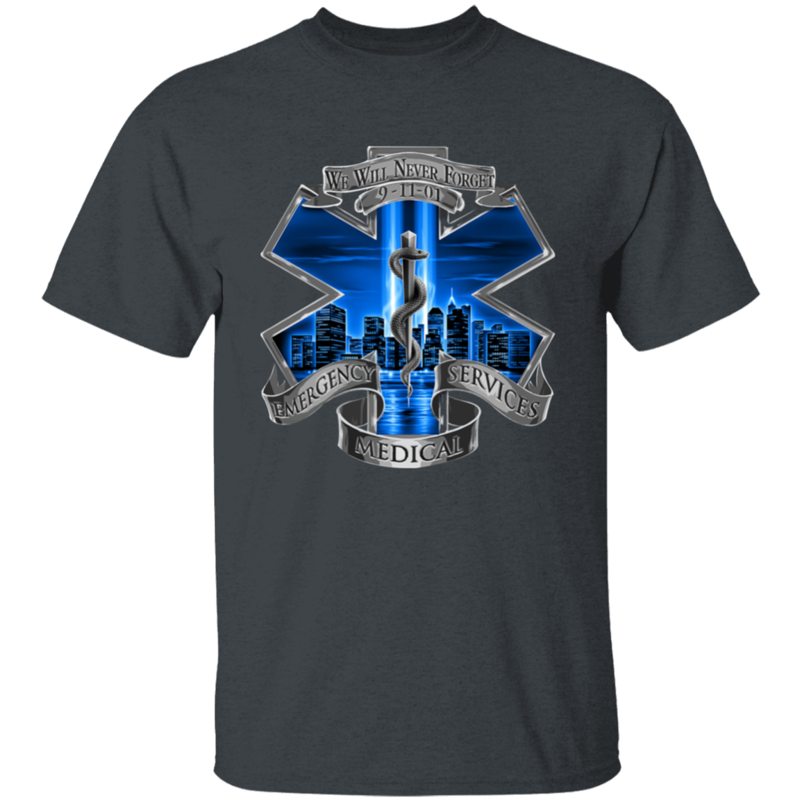 [Almost Sold Out] 9.11 We Will Never Forget Medical Emergency Services T-Shirt