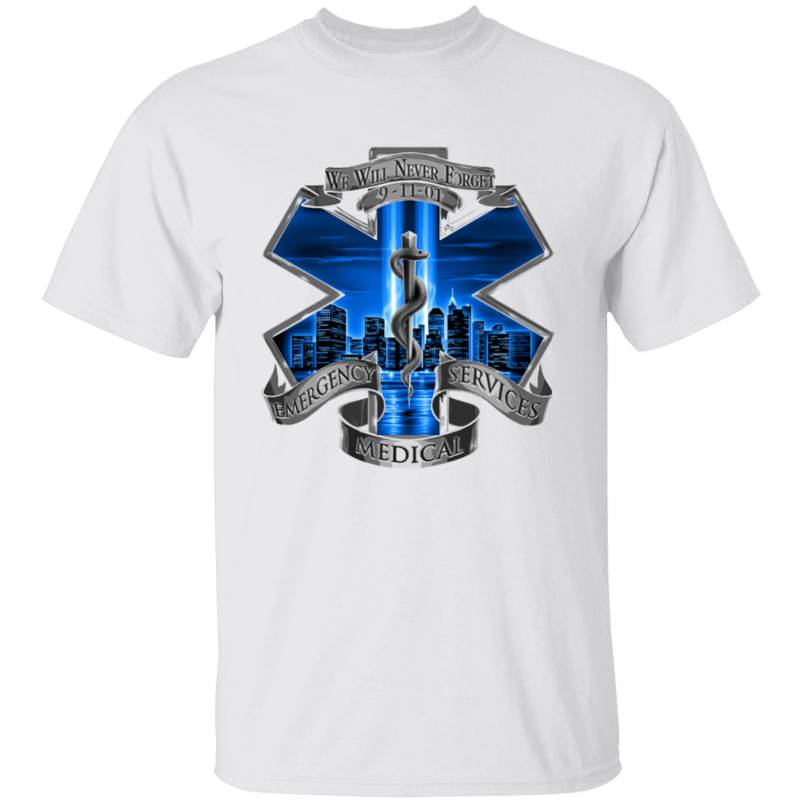 [Almost Sold Out] 9.11 We Will Never Forget Medical Emergency Services T-Shirt
