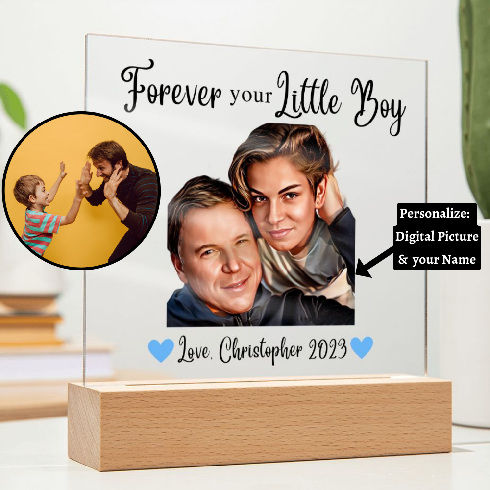 [Almost Sold Out] Forever Your Little Boy - Personalized Acrylic Plaque