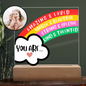 [Almost Sold Out] Rainbow You Are Affirmations - Acrylic Plaque