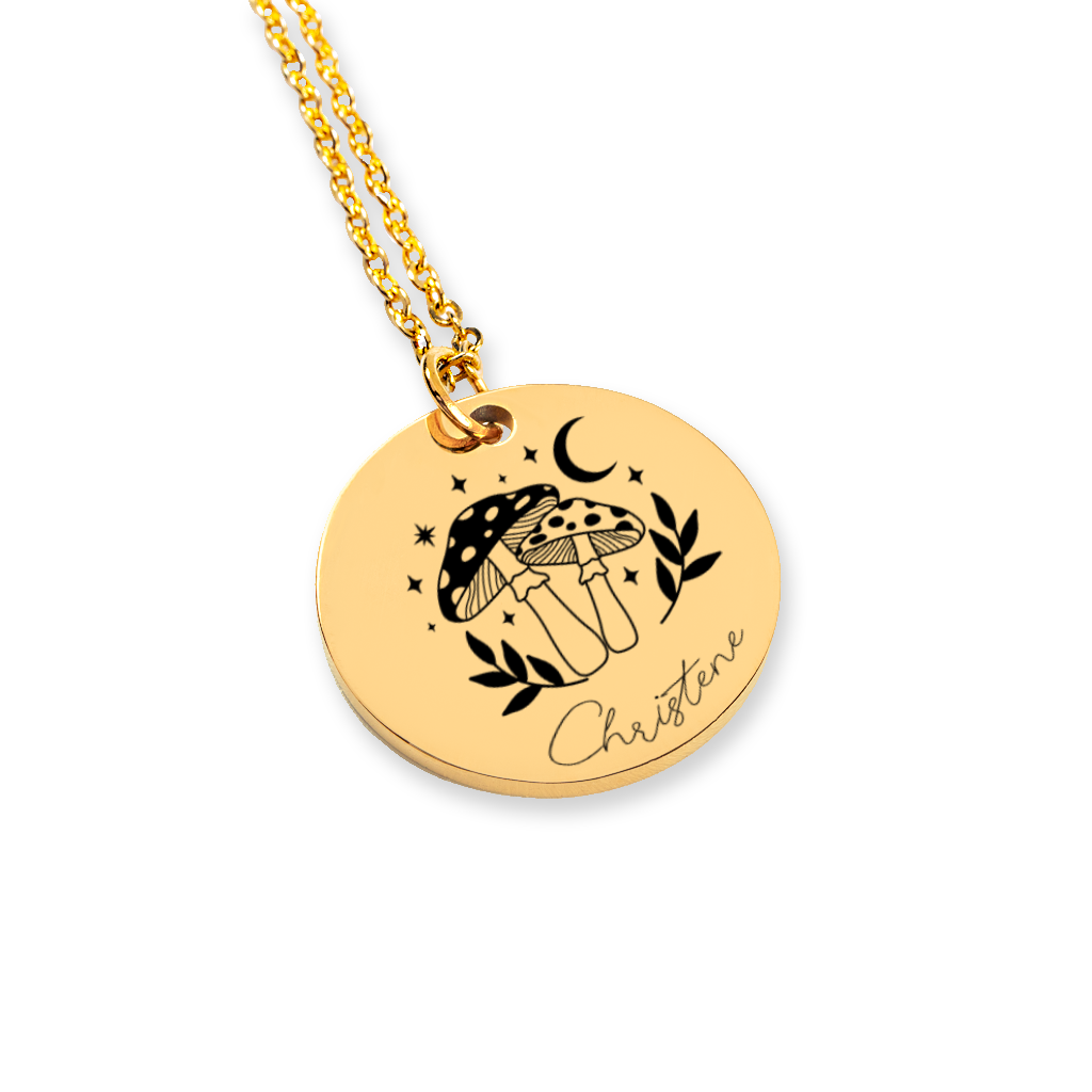 Almost Sold Out - Personalized Mushroom Necklace