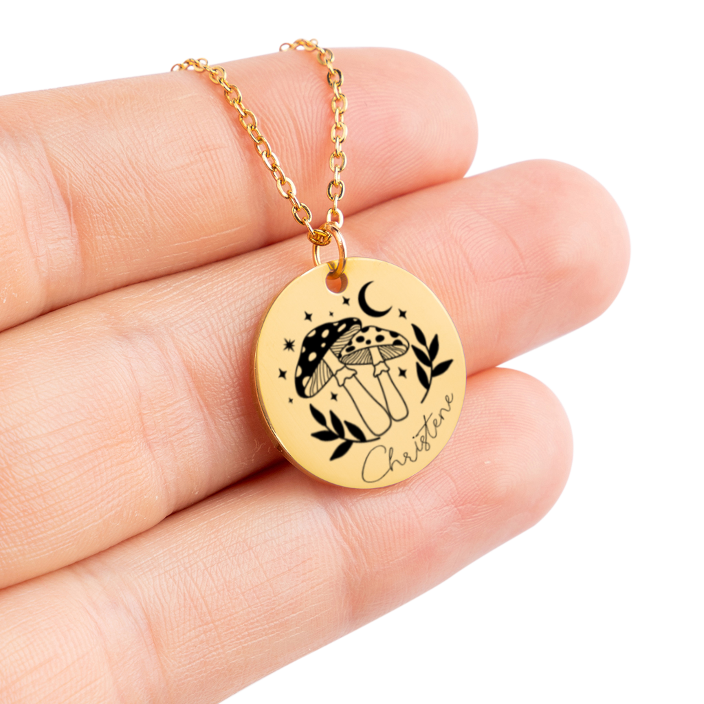 Almost Sold Out - Personalized Mushroom Necklace