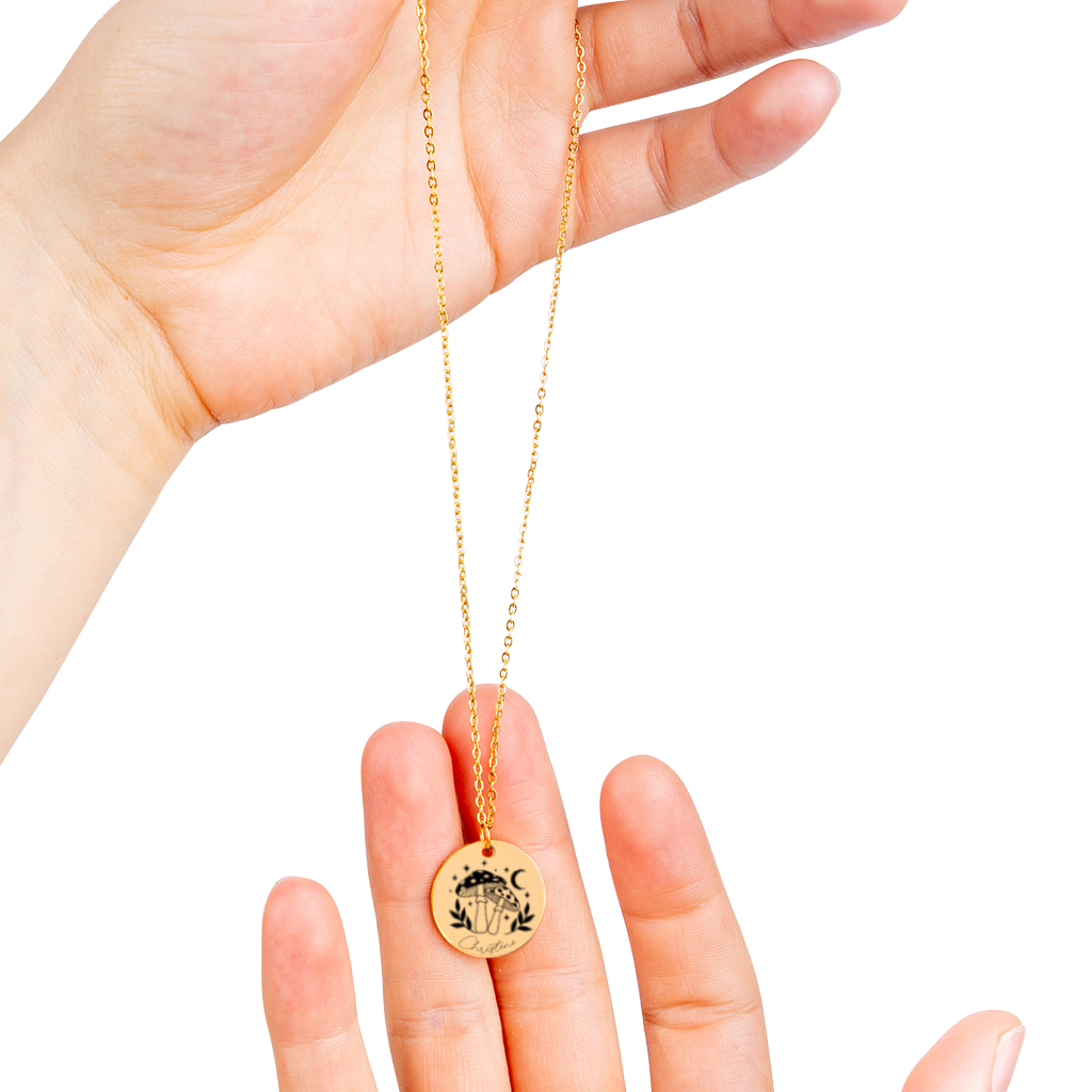 Almost Sold Out - Personalized Mushroom Necklace