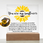 [Almost Sold Out] You Are My Sunflower - Acrylic Plaque with Stand