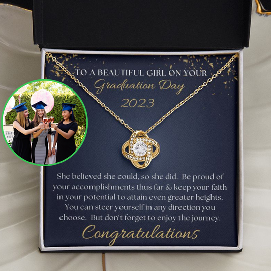 [Almost Sold Out] Congratulations on your Graduation Day - Love Knot Necklace