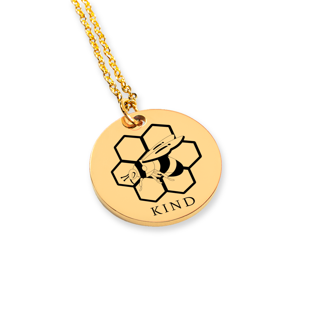 Almost Sold Out - Bee Honeycomb Kind Necklace