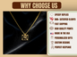 Personalized Monogram Necklace Gift For Women