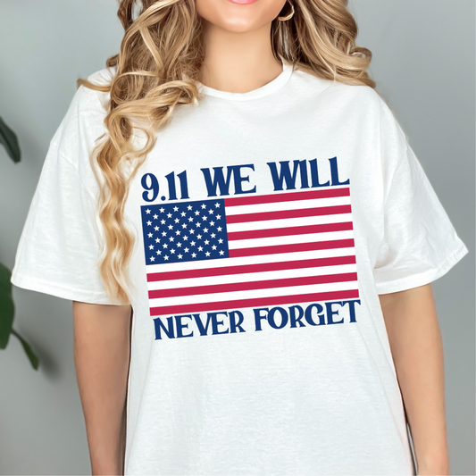 [Almost Sold Out] 9.11 We Will Never Forget T-Shirt
