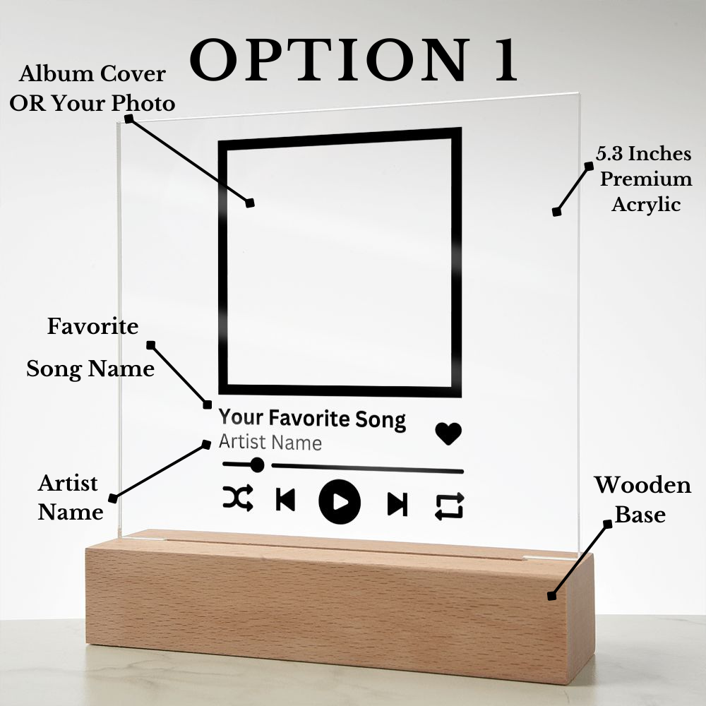 [Almost Sold Out] Personalized Class of 2023 Music Acrylic Plaque