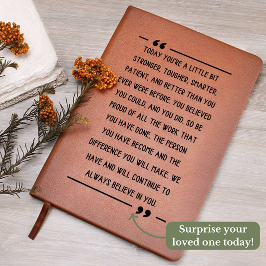 [Almost Sold Out] Inspirational Graphic Leather Journal