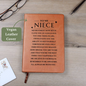 [Almost Sold Out] To My Niece Graphic Leather Journal