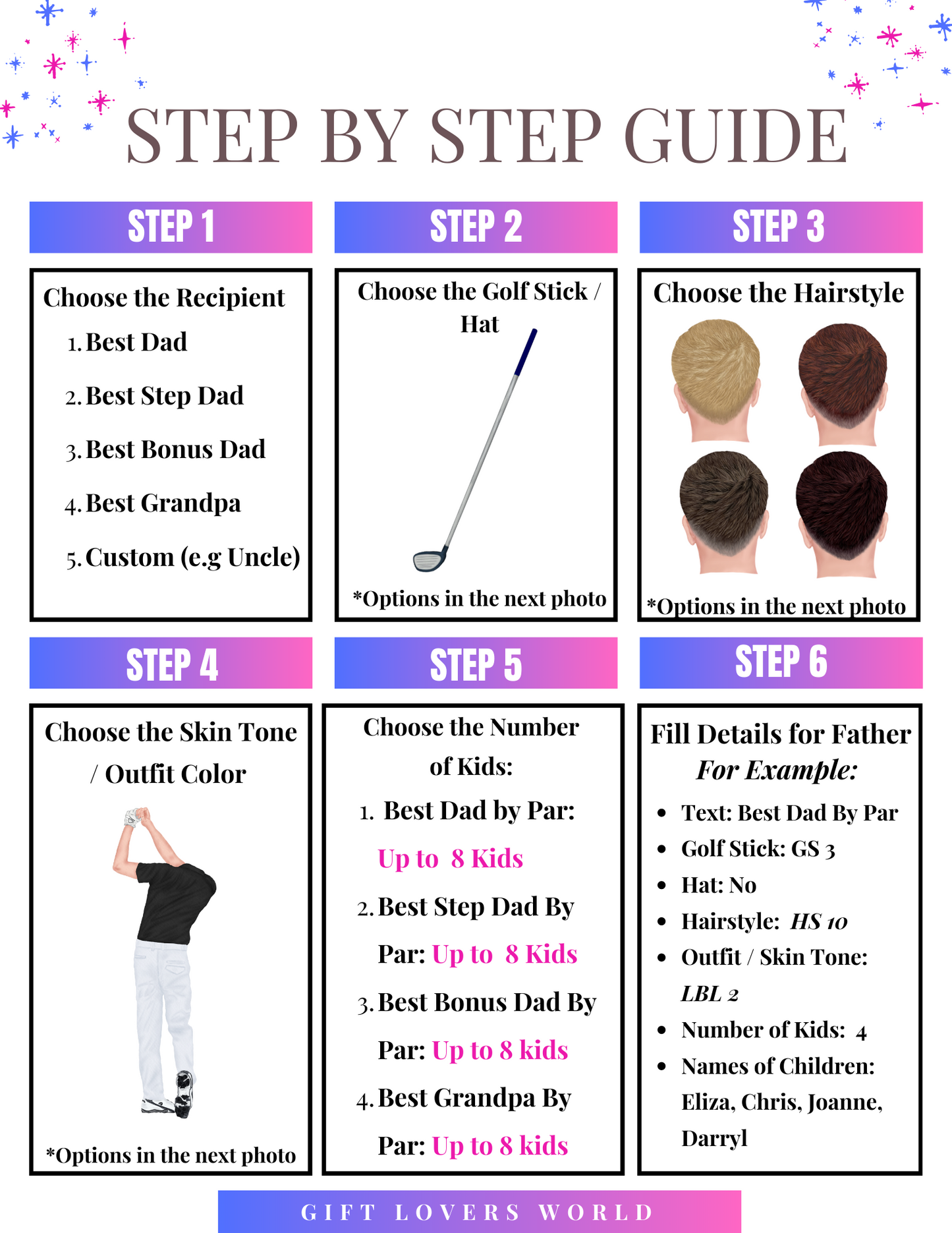 [Almost Sold Out] Best Dad / Step Dad / Bonus Dad / Grandpa - Personalized Acrylic Plaque