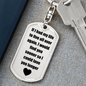 Gift for Wife - If I Had My Life to Live All Over Again Engraved Keychain