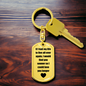 Gift for Wife - If I Had My Life to Live All Over Again Engraved Keychain