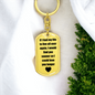Gift for Wife - If I Had My Life to Live All Over Again Engraved Keychain