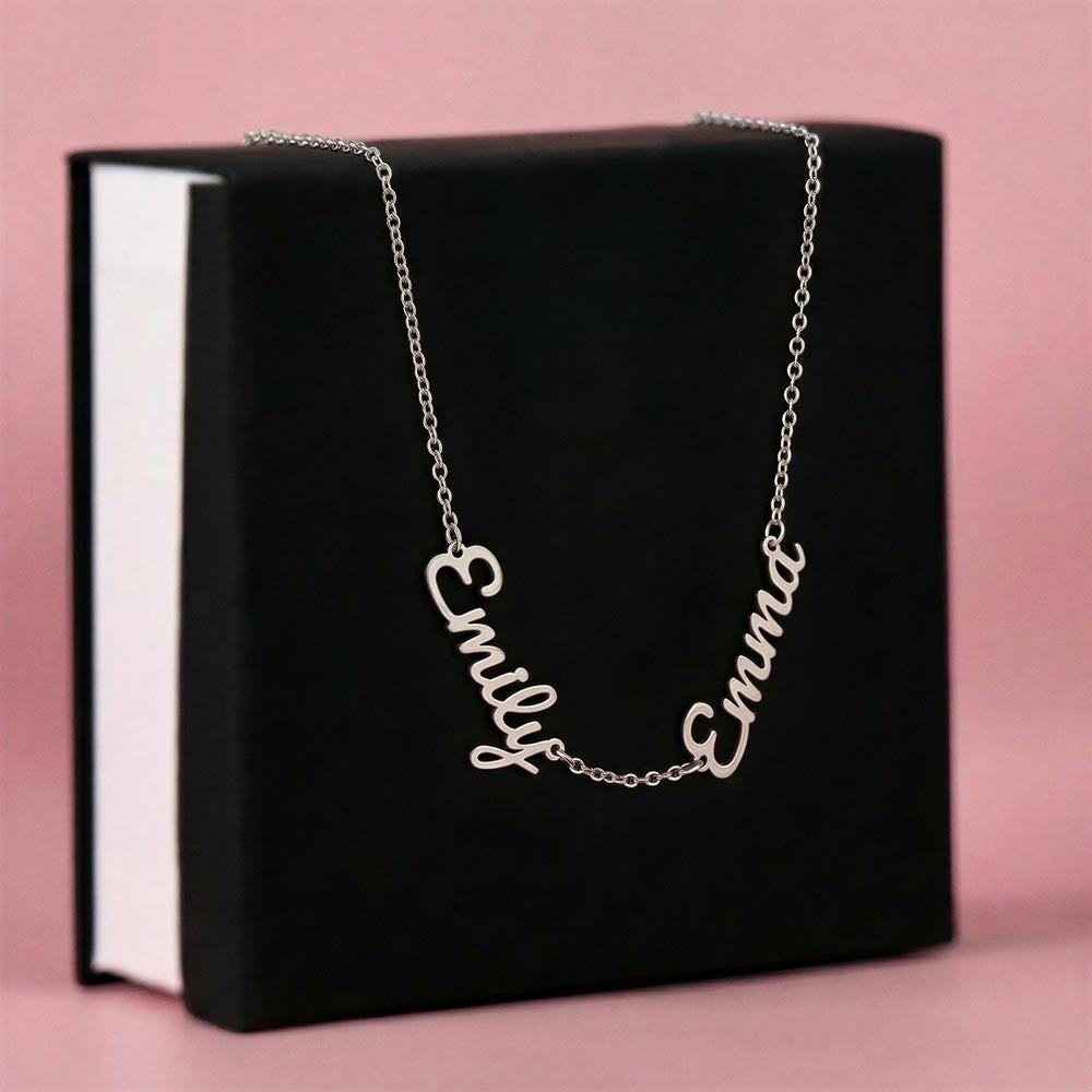 Custom Multiple Name Necklace For Mom