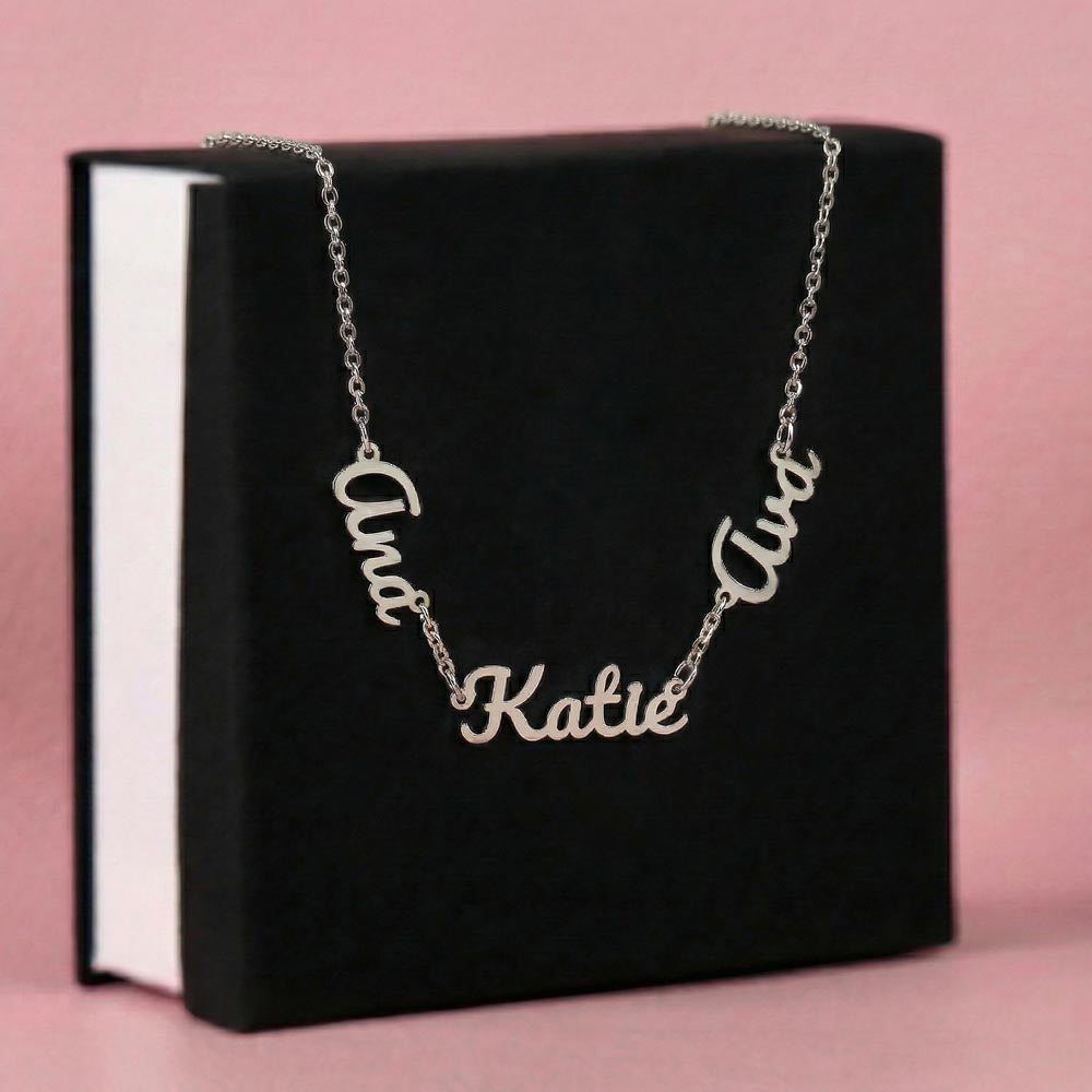 Custom Multiple Name Necklace For Mom