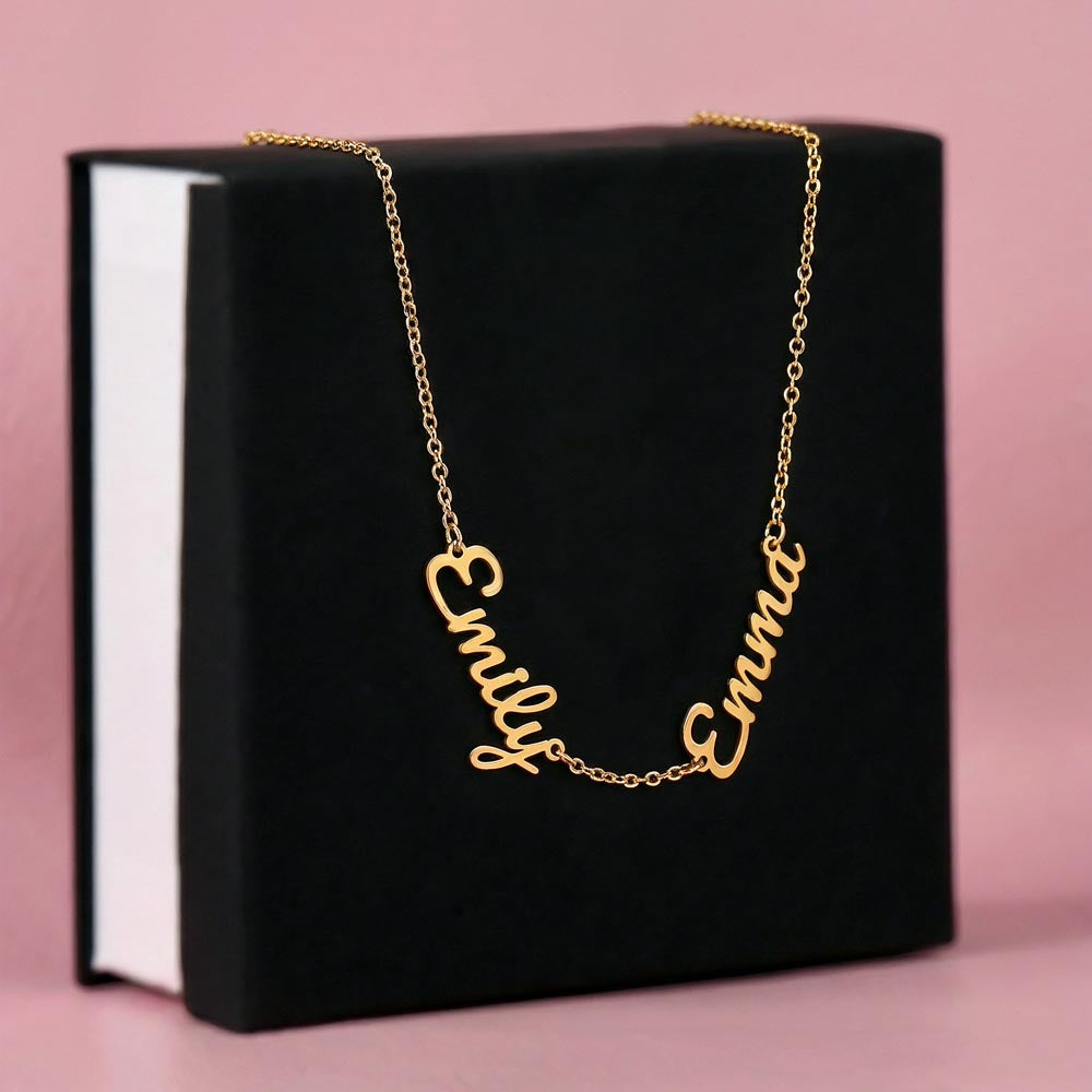 Custom Multiple Name Necklace For Mom