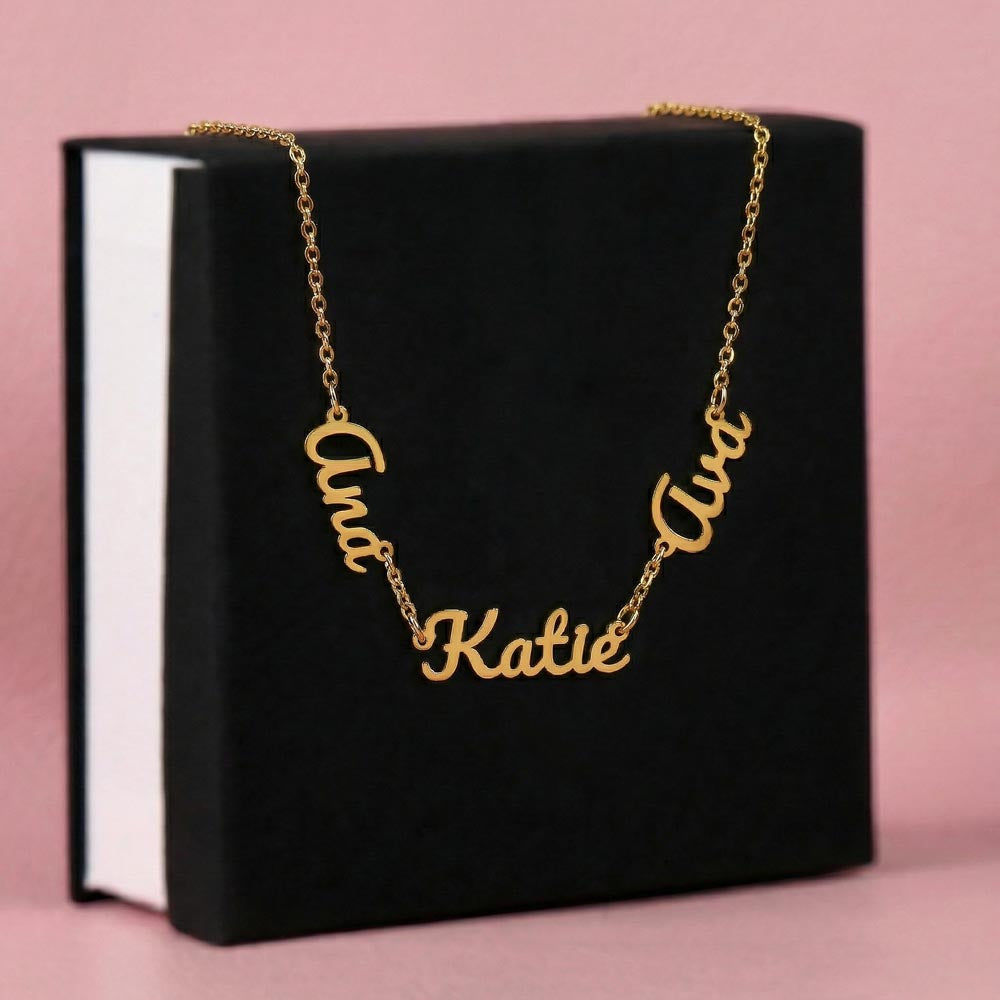 Custom Multiple Name Necklace For Mom