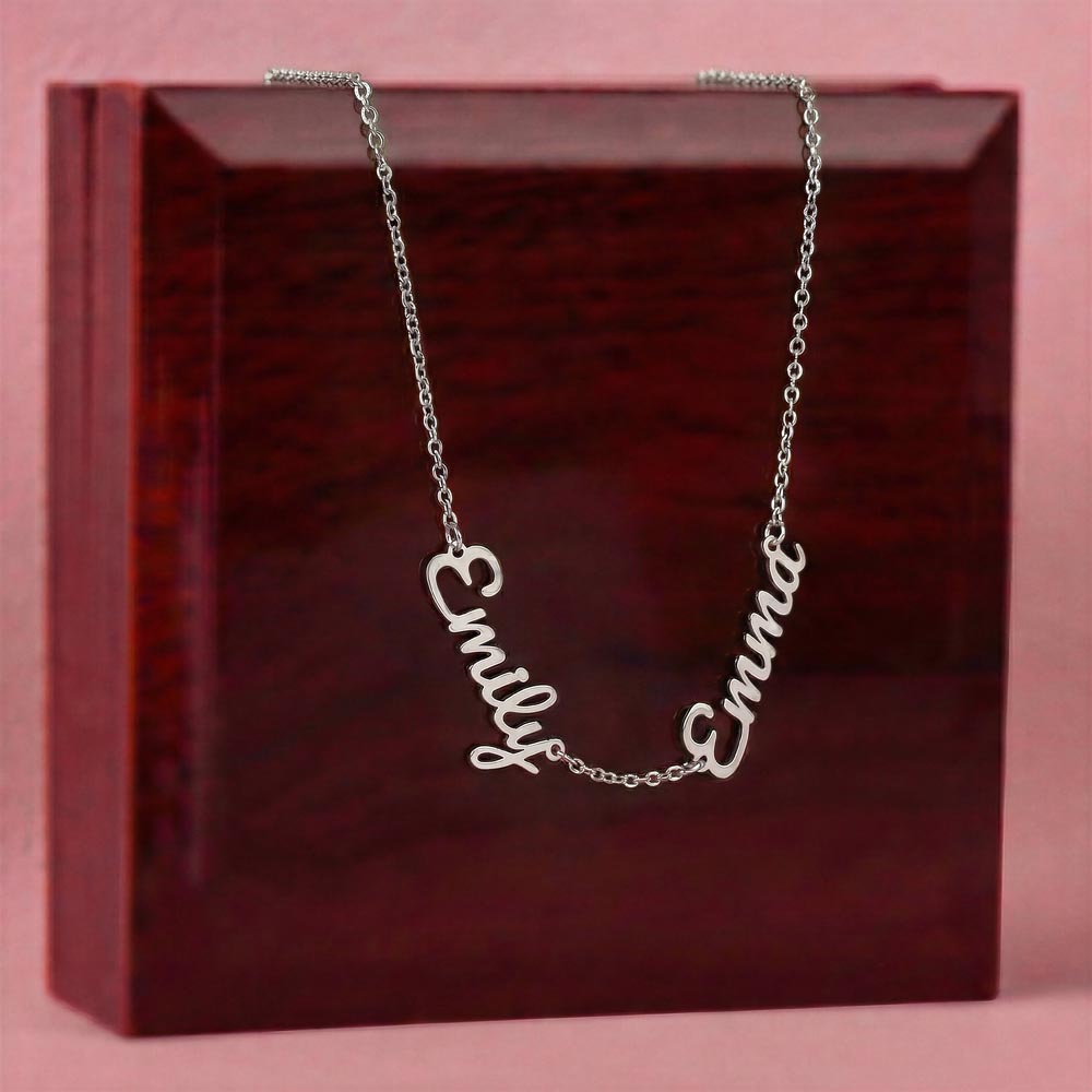 Custom Multiple Name Necklace For Mom