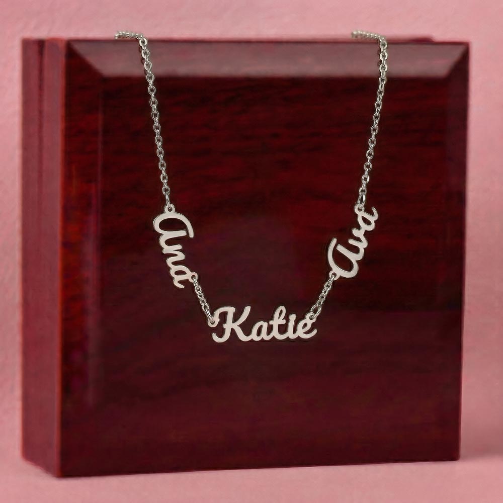 Custom Multiple Name Necklace For Mom